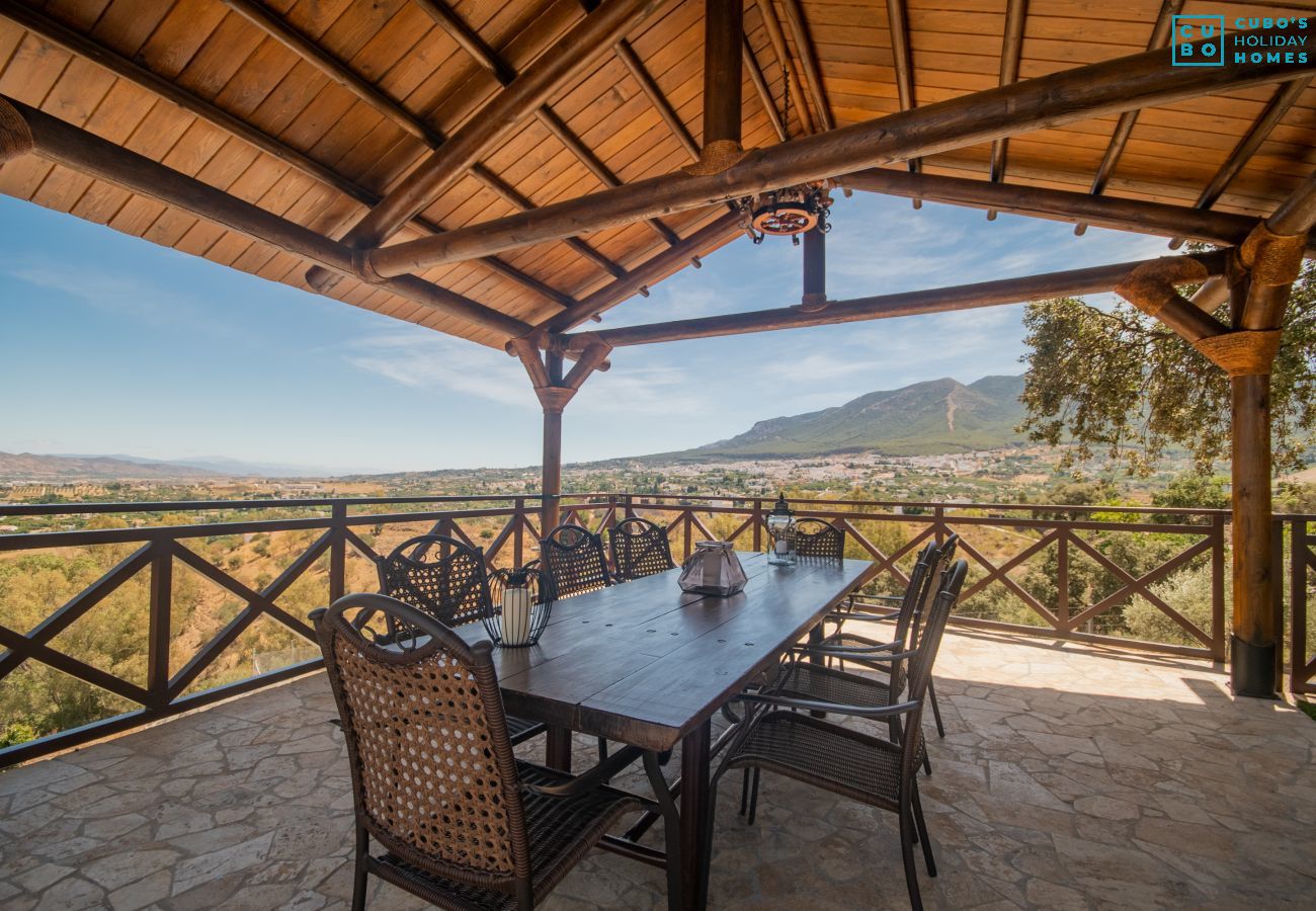 Terraza de esta villa en Alhaurín el Grande