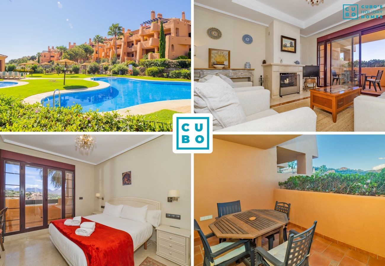 Apartamento vacacional en Marbella para 4 personas con piscina.