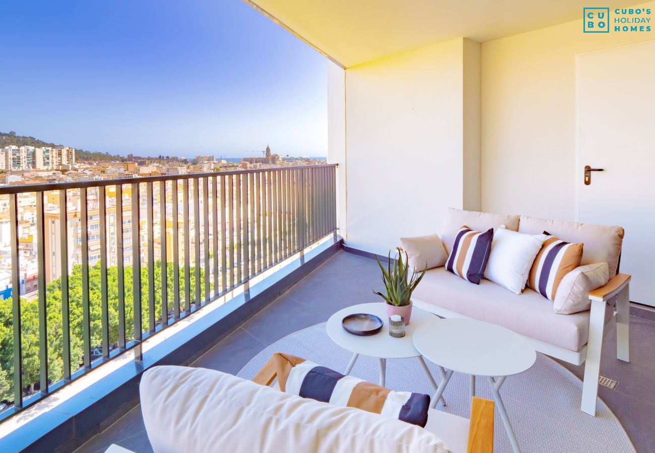 Apartamento en Málaga - Cubo's Luxury Urban Sky Apartment 12