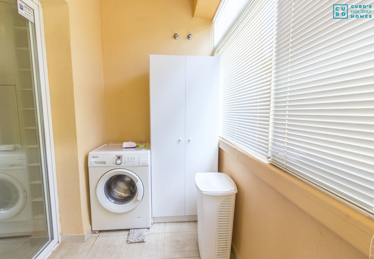 Washing machine and appliances in this apartment in Marbella