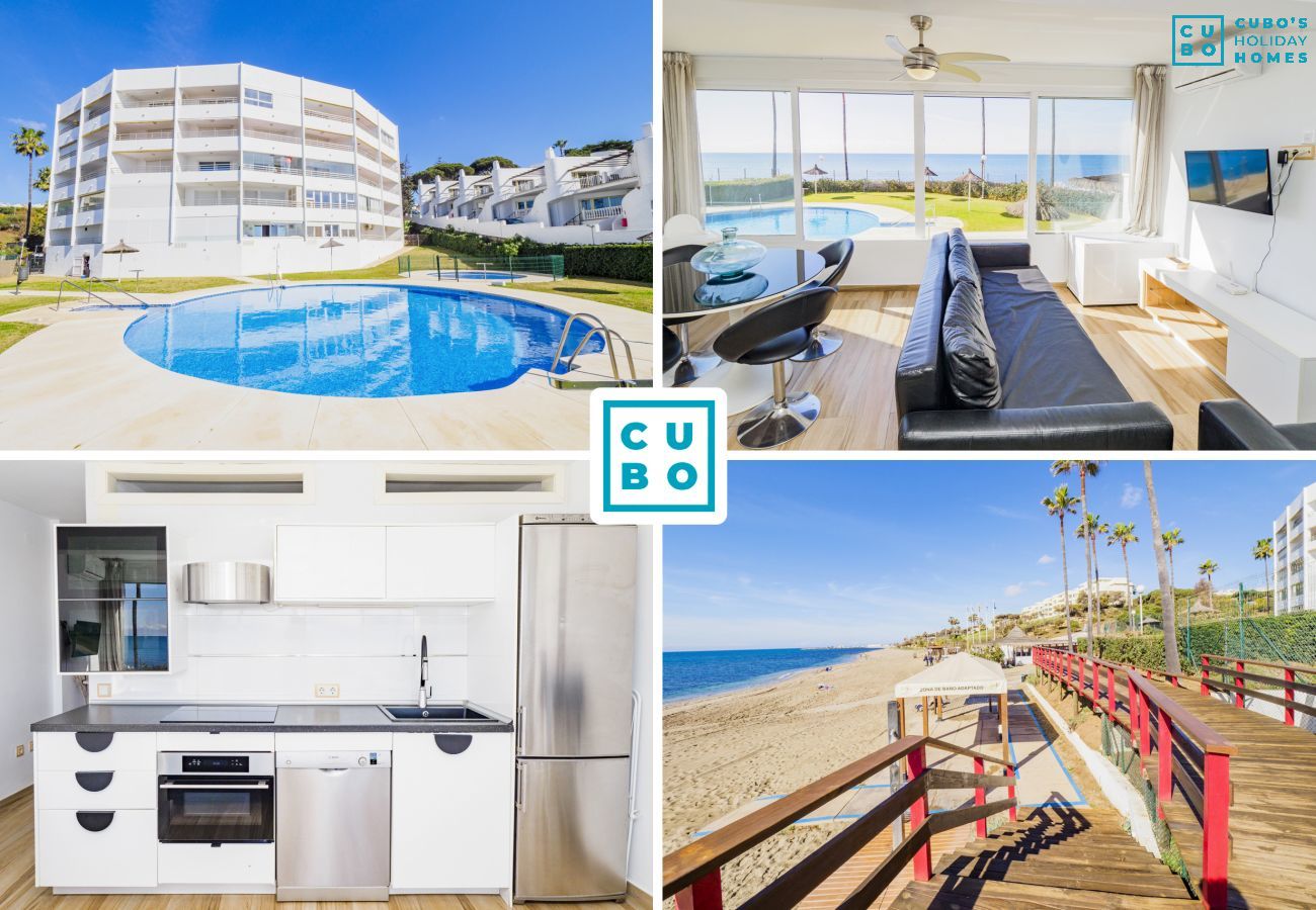 Flat for 4 people in Mijas on the beach.