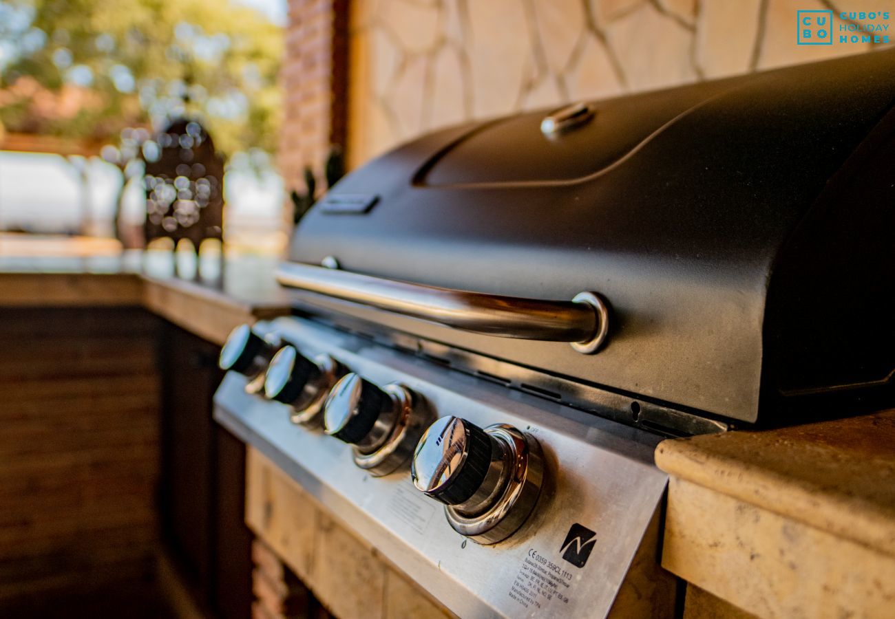 Barbecue of this villa in Alhaurín el Grande