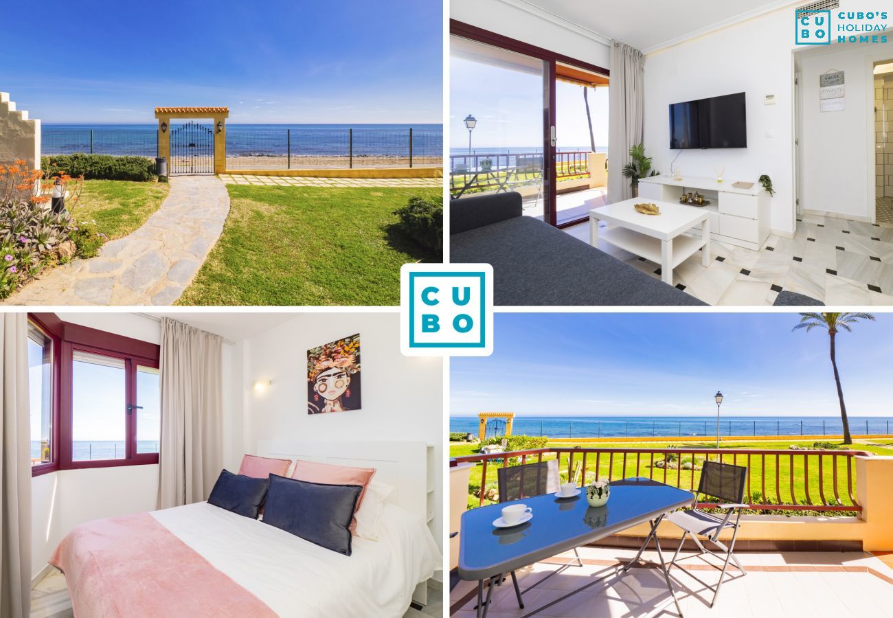 Charming holiday flat with sea views.