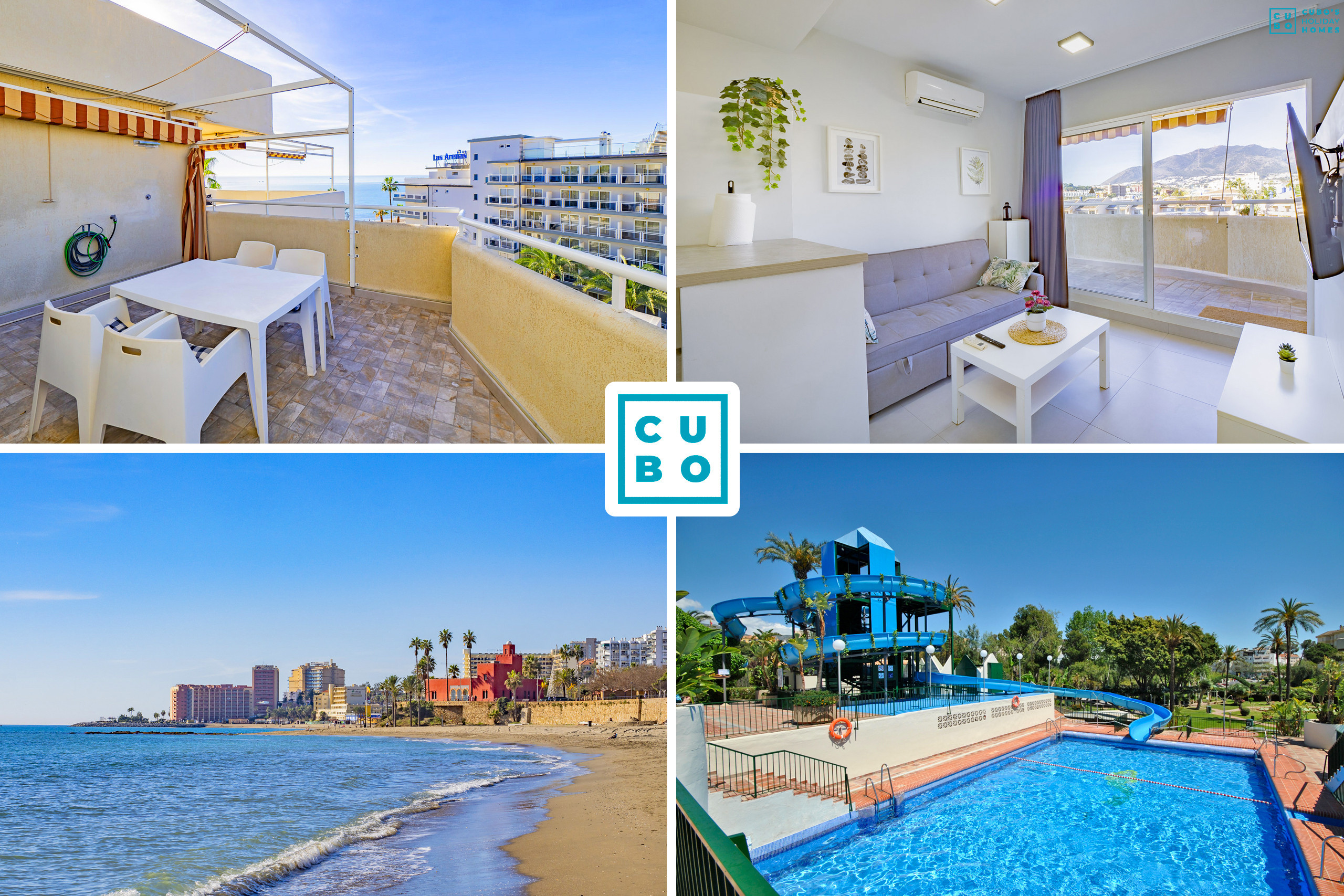 Merveilleux appartement de vacances à Benalmádena avec piscine 